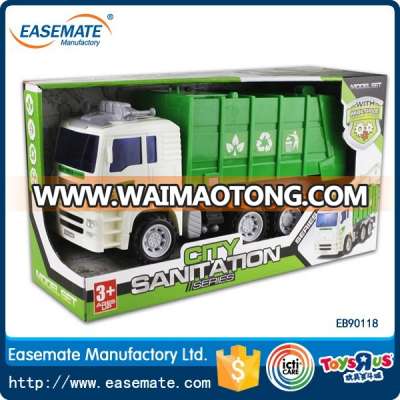 Alloy 1:50 scale model garbage truck toy for sale